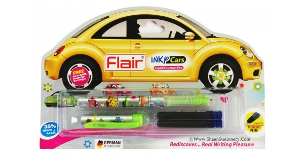 Buy Flair Inky Cars Ink Pen Fountain Cartridge Pen Blue Ink