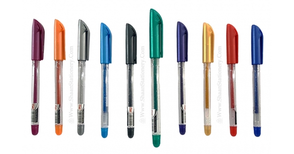 Green glitter shop gel pens