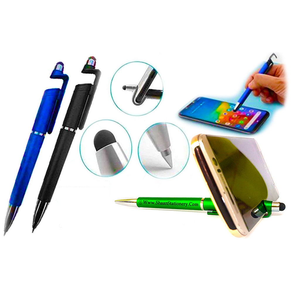Buy 3 in 1 Stylus Pen with Mobile Stand for Smart Phone and Tablet  Gift -  Touch Screen online @  - School & Office Supplies Online  India
