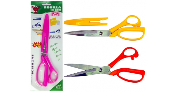 Gorilla Scissor with Safety Cover 04 - for Kids - Stainless Steel