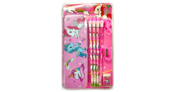 Buy Extraposh Mix Stationery Gift Set for Kids 4 pencils, 1 eraser, 1  sharpener .. Online at Best Prices in India - JioMart.