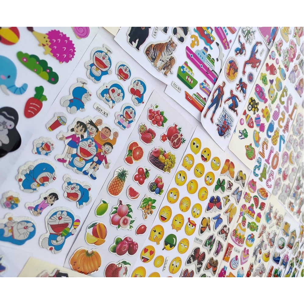 Buy Smiley Stickers|3D Embossed, Water Proof online @  -  School & Office Supplies Online India